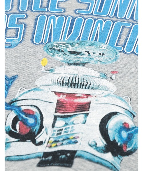 Little sunny bite（リトルサニーバイト）の「rocket big sweat crew（スウェット・レディース・グレー/ヘザーグレー/ブラック・MEDIUM/SMALL）」の19枚目の写真