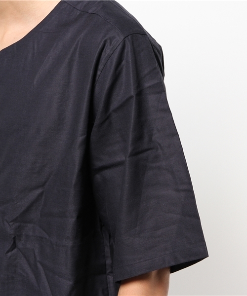 Lui's（ルイス）の「Lui's(ルイス) BIGスナップシャツ（シャツ/ブラウス・メンズ・ベージュ/ネイビー・SMALL/MEDIUM）」の7枚目の写真