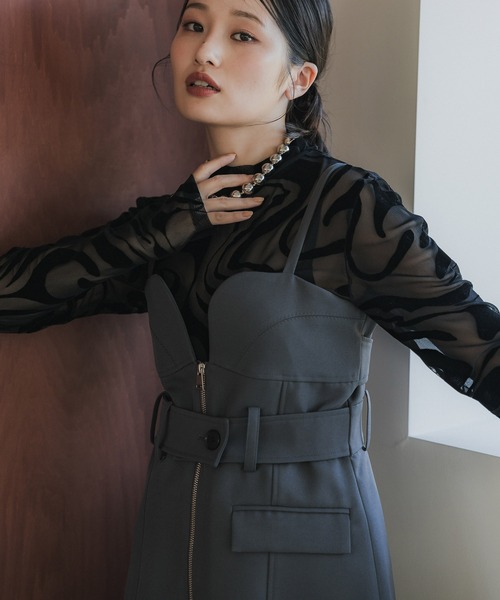 UNITED TOKYO(ユナイテッドトウキョウ)の「【WEB限定】ファンデーションビスチェ(ベスト・レディース・グレー/ブラック・FREE)」の13枚目の写真