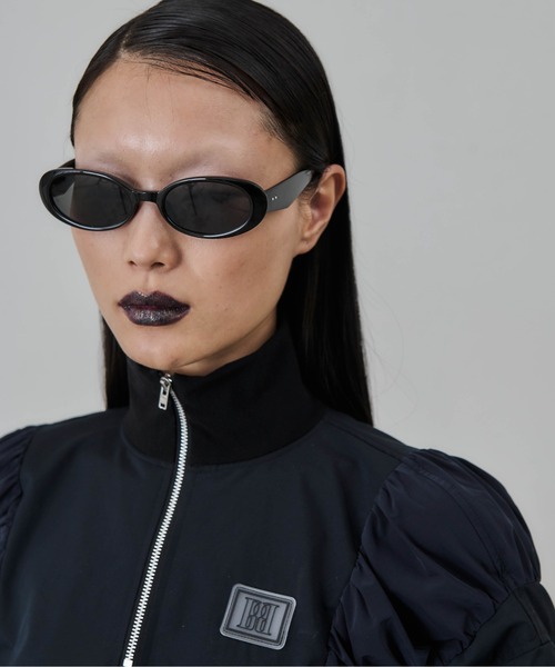 Carmelo（カーメロ）の「シグネチャーオーバルサングラス / Signature sunglass（サングラス・レディース・ベージュ/ブラック・FREE）」の12枚目の写真