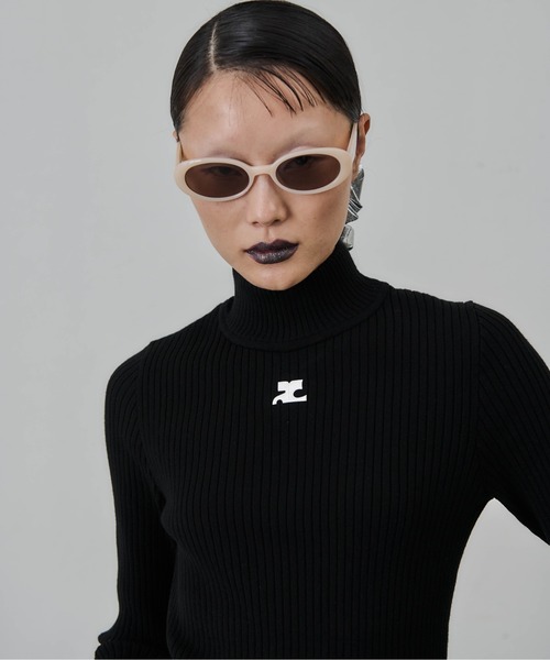 Carmelo（カーメロ）の「シグネチャーオーバルサングラス / Signature sunglass（サングラス・レディース・ベージュ/ブラック・FREE）」の19枚目の写真