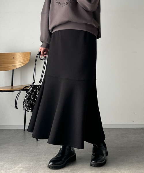 un dix cors（アンディコール）の「《3サイズ展開》ダンボールマーメイドスカート（スカート・レディース・ブラック/オフホワイト/オレンジ・S/L/M）」の20枚目の写真