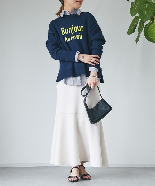 un dix cors（アンディコール）の「《3サイズ展開》ダンボールマーメイドスカート（スカート・レディース・ブラック/オフホワイト/オレンジ・S/L/M）」の18枚目の写真