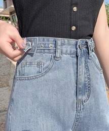 ストレートデニムパンツ レディース 美脚