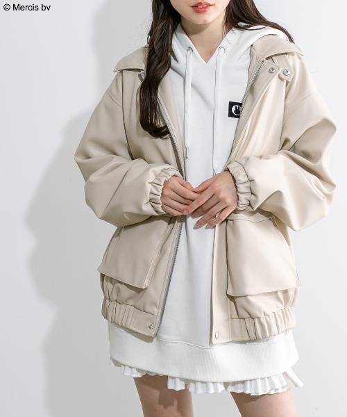 Miffy( ミッフィー)の「miffyスウェットパーカー 1041180070(パーカー・レディース・オフホワイト/ブラック・FREE)」の12枚目の写真