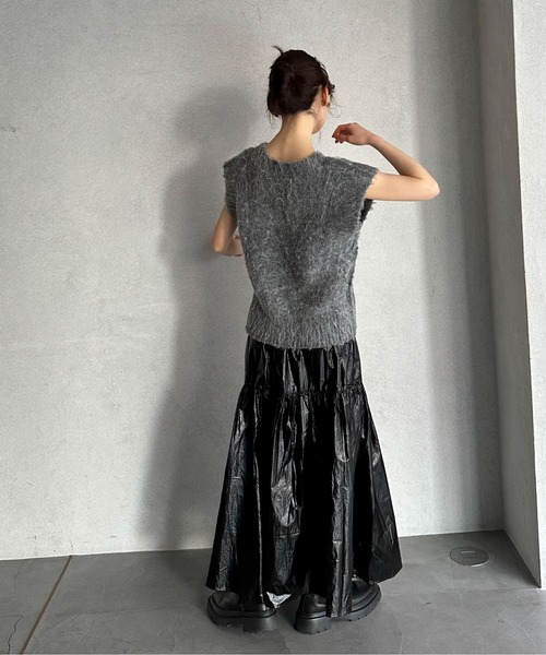 feepur（フェピュール）の「メタリックティアードスカート（スカート・レディース・ゴールド/ブラック/シルバー・MEDIUM）」の19枚目の写真