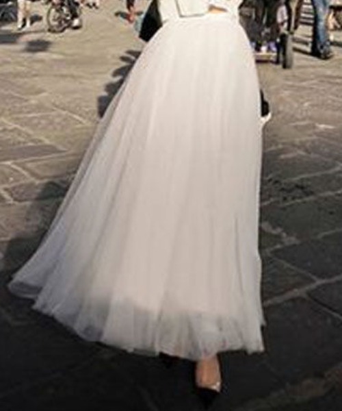 deux amour（ドゥーザムール）の「ボリュームチュールスカート（スカート・レディース・グレー/ブラック/ホワイト・FREE）」の3枚目の写真