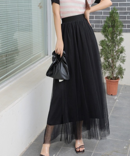 deux amour（ドゥーザムール）の「ボリュームチュールスカート（スカート・レディース・グレー/ブラック/ホワイト・FREE）」の17枚目の写真