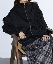 MAISON BREEZE reveur(]u[Y[)́yMAISON BREEZE reveurzruffle sleeve track jacket tX[ugbNWPbg trc(u])