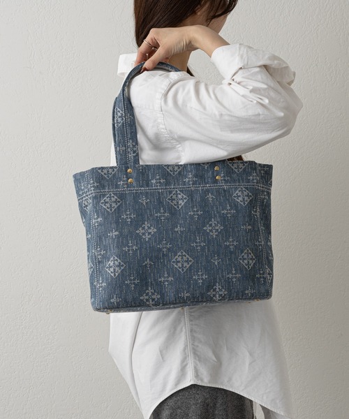 russet（ラシット）の「【Denim Jacquard】トートバッグ (CE-1270