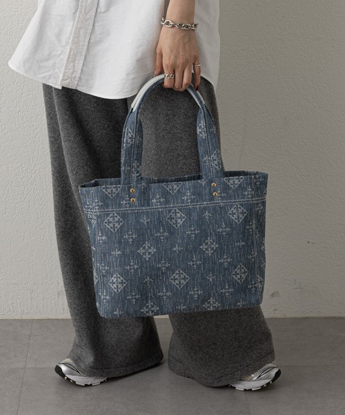 russet（ラシット）の「【Denim Jacquard】トートバッグ (CE-1270