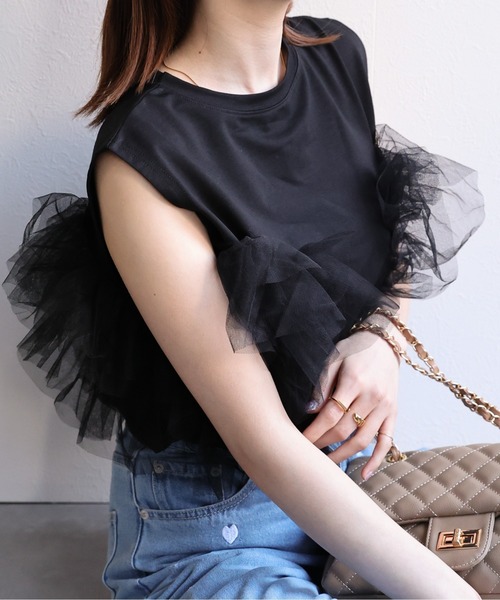 【専用】marge tokyo チュールトップス 新品未使用 MARGE TOKYO マージ チュールトップス シアー - メルカリ