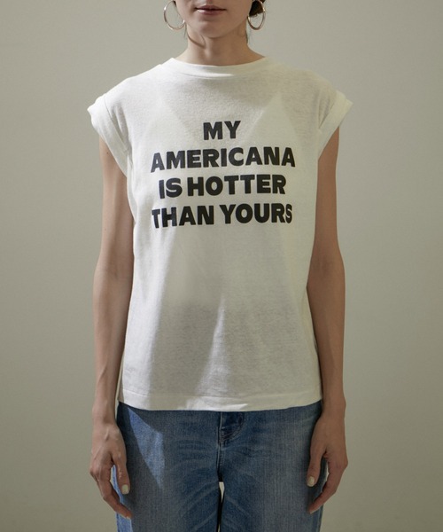 美品 アパルトモン アメリカーナ 別注 コラボ ロールアップ Tシャツ 楽天市場】【Americana】 アメリカーナ 