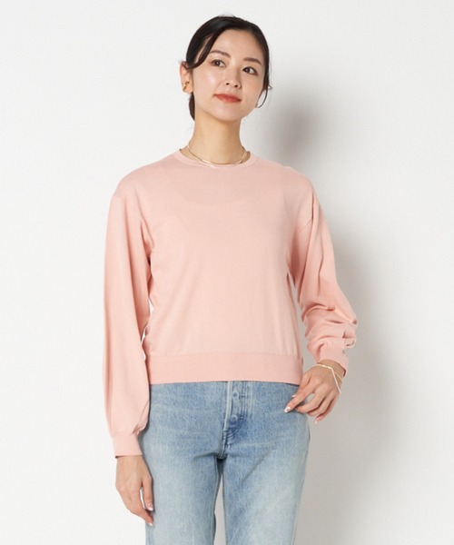 【セール】HIGH GAUGE CROPPED CREW NECK（ニット/セーター）｜HELIOPOLE（エリオポール）