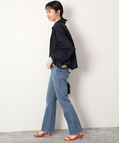 SLOBE IENA(スローブイエナ)の「【ROTHCO/ロスコ】 SHORT ブルゾン(ミリタリージャケット・レディース・ネイビー・FREE)」の3枚目の写真