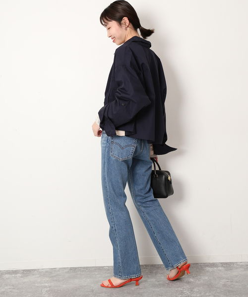 SLOBE IENA(スローブイエナ)の「【ROTHCO/ロスコ】 SHORT ブルゾン(ミリタリージャケット・レディース・ネイビー・FREE)」の4枚目の写真