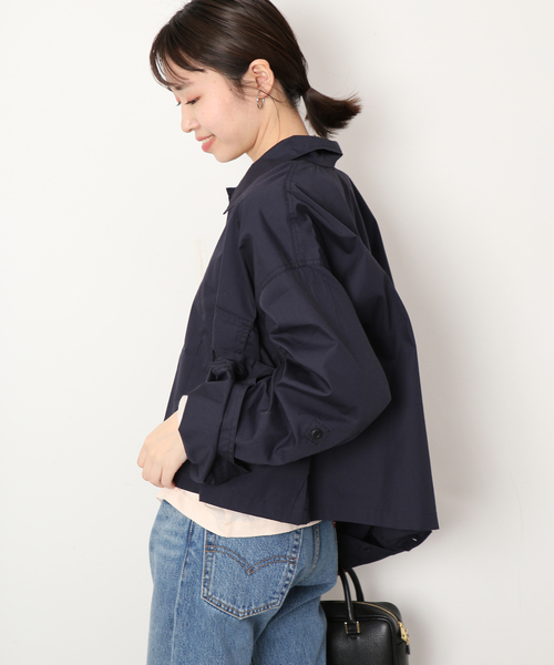 SLOBE IENA(スローブイエナ)の「【ROTHCO/ロスコ】 SHORT ブルゾン(ミリタリージャケット・レディース・ネイビー・FREE)」の5枚目の写真