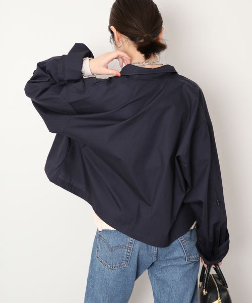 SLOBE IENA(スローブイエナ)の「【ROTHCO/ロスコ】 SHORT ブルゾン(ミリタリージャケット・レディース・ネイビー・FREE)」の7枚目の写真