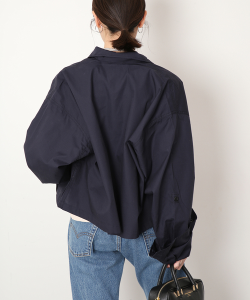 SLOBE IENA(スローブイエナ)の「【ROTHCO/ロスコ】 SHORT ブルゾン(ミリタリージャケット・レディース・ネイビー・FREE)」の8枚目の写真