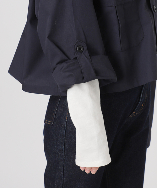 SLOBE IENA(スローブイエナ)の「【ROTHCO/ロスコ】 SHORT ブルゾン(ミリタリージャケット・レディース・ネイビー・FREE)」の22枚目の写真