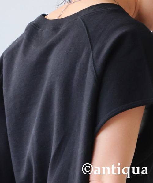 antiqua(アンティカ)の「ラグランベストトップス(ベスト・レディース・グレー系その他/ブラック/カーキオリーブ・FREE)」の16枚目の写真