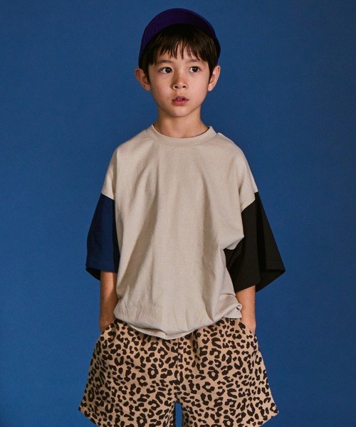 PAIRMANON STREET（ペアマノンストリート）の「【PAIRMANON STREET】アソート 無地 クレイジー 配色 半袖 Tシャツ（Tシャツ/カットソー・キッズ・ブラック/ブラック系その他/イエロー/ネイビー/ホワイト/ホワイト系その他/グリーン/レッド/ベージュ系その他・100/110/120/140/130/150/90）」の5枚目の写真