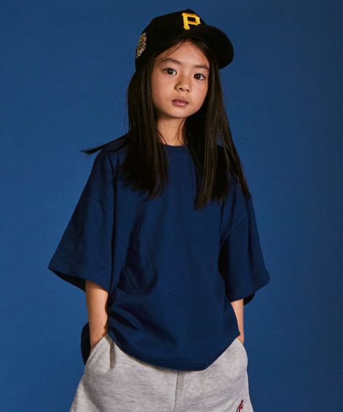 PAIRMANON STREET（ペアマノンストリート）の「【PAIRMANON STREET】アソート 無地 クレイジー 配色 半袖 Tシャツ（Tシャツ/カットソー・キッズ・ブラック/ブラック系その他/イエロー/ネイビー/ホワイト/ホワイト系その他/グリーン/レッド/ベージュ系その他・100/110/120/140/130/150/90）」の7枚目の写真