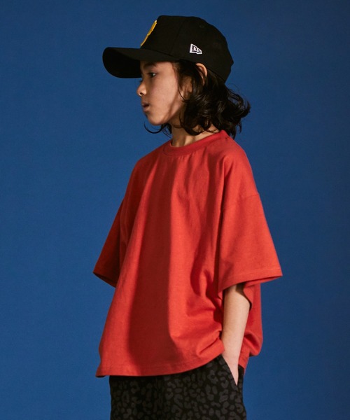 PAIRMANON STREET（ペアマノンストリート）の「【PAIRMANON STREET】アソート 無地 クレイジー 配色 半袖 Tシャツ（Tシャツ/カットソー・キッズ・ブラック/ブラック系その他/イエロー/ネイビー/ホワイト/ホワイト系その他/グリーン/レッド/ベージュ系その他・100/110/120/140/130/150/90）」の9枚目の写真