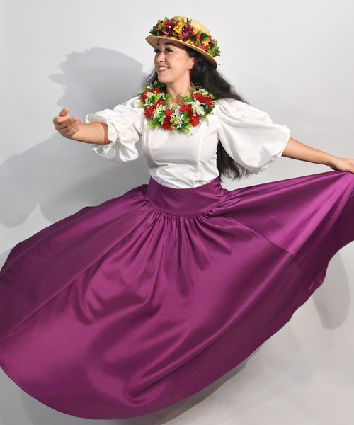 Maunaloa(マウナロア)の「【Maunaloa】バルーンスリーブブラウス(シャツ/ブラウス・レディース・ブラック/ホワイト・L/M/S/XL)」の14枚目の写真