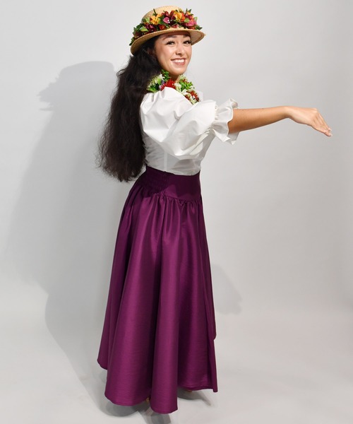 Maunaloa(マウナロア)の「【Maunaloa】バルーンスリーブブラウス(シャツ/ブラウス・レディース・ブラック/ホワイト・L/M/S/XL)」の15枚目の写真