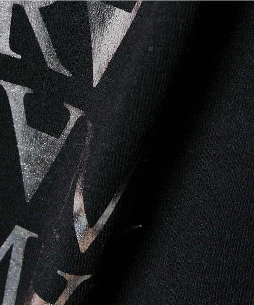 NO ID.（ノーアイディ）の「C天竺ペンタグラムプリントルーズタンクトップ（タンクトップ・メンズ・ブラック/ホワイト・1/2）」の8枚目の写真