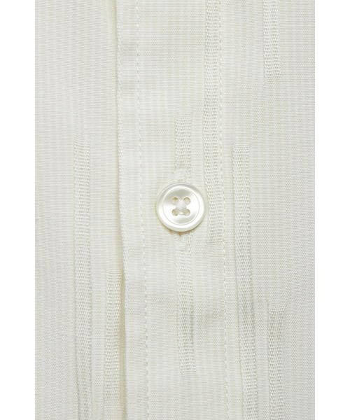 TORNADO MART(トルネードマート)の「ZERO by TORNADO MART∴ランダムタックストライプ7分袖シャツ(シャツ/ブラウス・メンズ・ブラック/グレー系その他/アイボリー/ブルー系1・M/L/LL/XXL)」の14枚目の写真