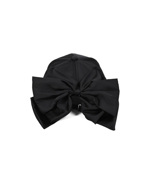 Narcissus(ナルシス)の「【Narcissus】リボンキャップ(キャップ・レディース・ホワイト/ブラック・FREE)」の4枚目の写真