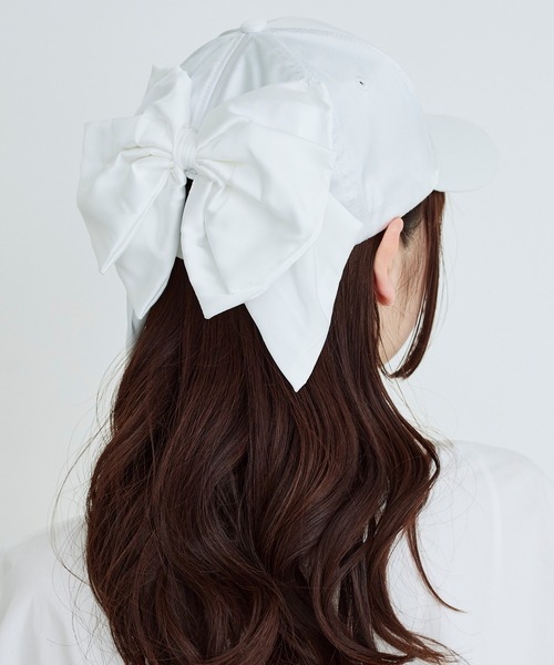 Narcissus(ナルシス)の「【Narcissus】リボンキャップ(キャップ・レディース・ホワイト/ブラック・FREE)」の21枚目の写真