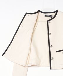 希少✨ラルフローレン　ツートーン ブークレ クロップド ジャケット　バイカラー 82549249b_b_07_215.jpg