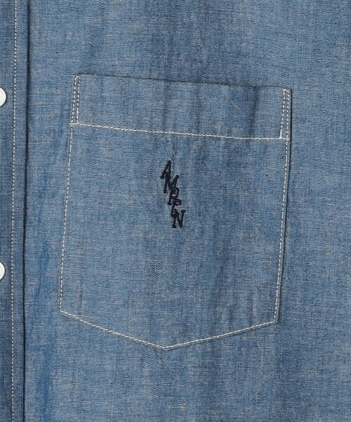 AMERICANA（アメリカーナ）の「＜Americana＞スリット シャツワンピース（シャツワンピース・レディース・ネイビー・FREE）」の13枚目の写真