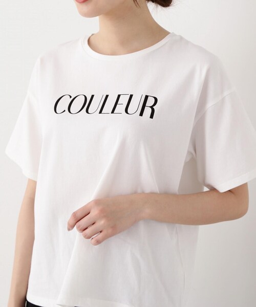 PROPORTION BODY DRESSING(プロポーションボディドレッシング)の「メッセージTシャツ / 1214160404(Tシャツ/カットソー・レディース・ダークグレー/ホワイト・FREE)」の19枚目の写真