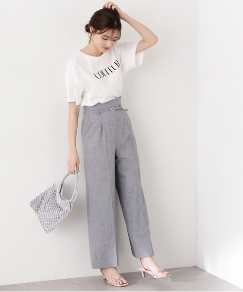 PROPORTION BODY DRESSING(プロポーションボディドレッシング)の「メッセージTシャツ / 1214160404(Tシャツ/カットソー・レディース・ダークグレー/ホワイト・FREE)」の3枚目の写真