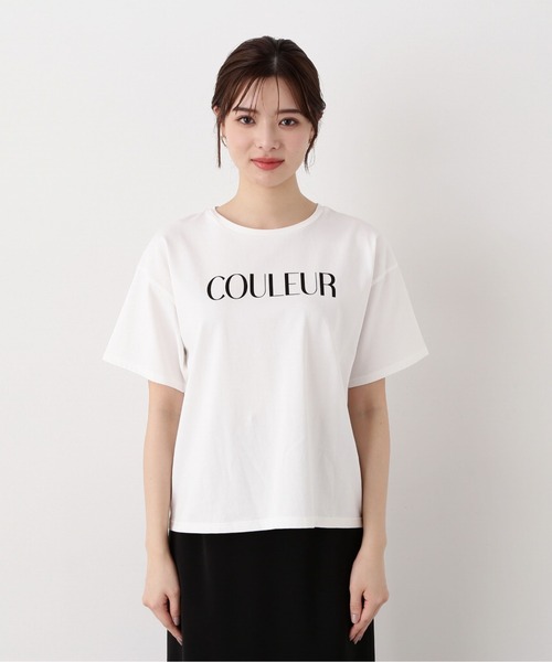 PROPORTION BODY DRESSING(プロポーションボディドレッシング)の「メッセージTシャツ / 1214160404(Tシャツ/カットソー・レディース・ダークグレー/ホワイト・FREE)」の7枚目の写真