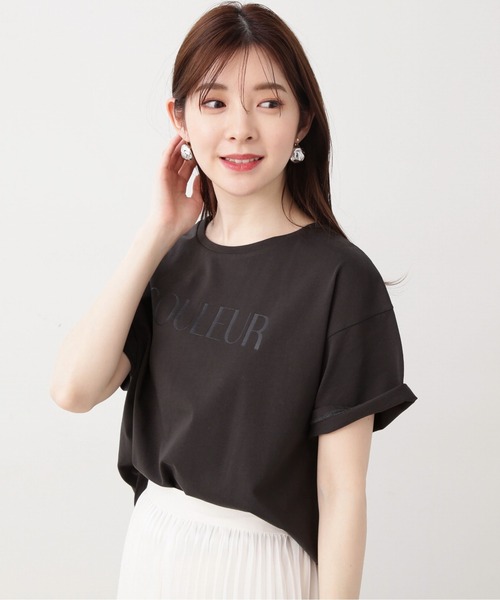 PROPORTION BODY DRESSING(プロポーションボディドレッシング)の「メッセージTシャツ / 1214160404(Tシャツ/カットソー・レディース・ダークグレー/ホワイト・FREE)」の13枚目の写真
