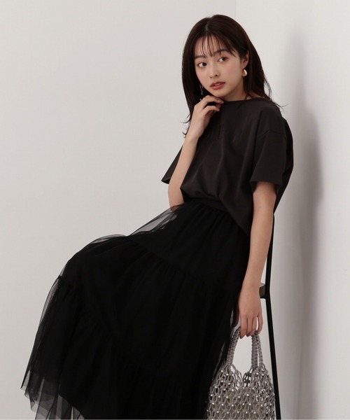 PROPORTION BODY DRESSING(プロポーションボディドレッシング)の「メッセージTシャツ / 1214160404(Tシャツ/カットソー・レディース・ダークグレー/ホワイト・FREE)」の15枚目の写真