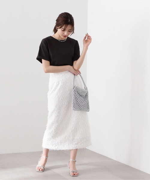 PROPORTION BODY DRESSING(プロポーションボディドレッシング)の「メッセージTシャツ / 1214160404(Tシャツ/カットソー・レディース・ダークグレー/ホワイト・FREE)」の16枚目の写真