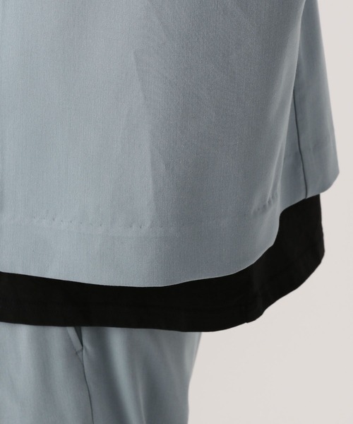 HARE（ハレ）の「【接触冷感 SET UP対応】ショートダブルジャケット(HARE)（テーラードジャケット・メンズ・ブラック/ブルー/グレー・SMALL/MEDIUM）」の12枚目の写真