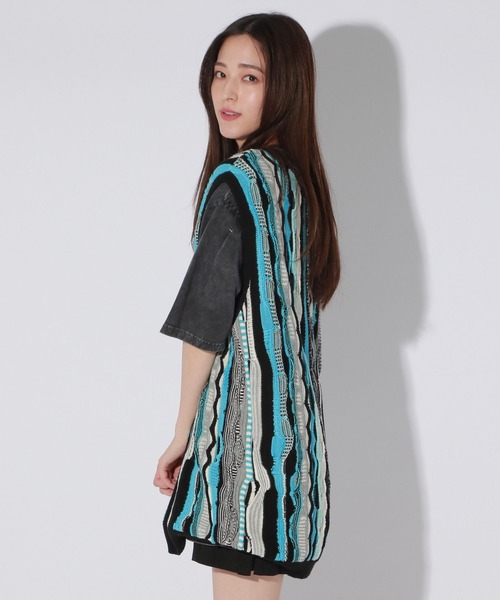 【セール】【UNISEX/2サイズ展開】マルチパターンベスト（ベスト）｜Anui（アニュイ）