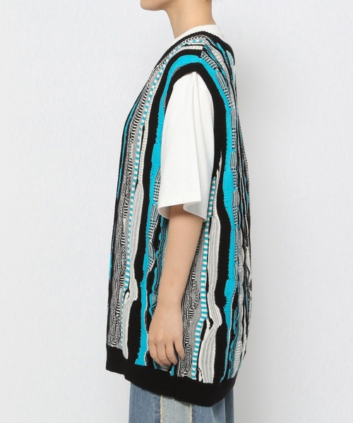 【セール】【UNISEX/2サイズ展開】マルチパターンベスト（ベスト）｜Anui（アニュイ）