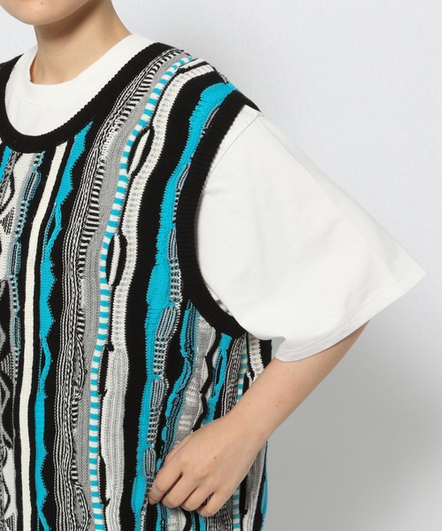 【セール】【UNISEX/2サイズ展開】マルチパターンベスト（ベスト）｜Anui（アニュイ）