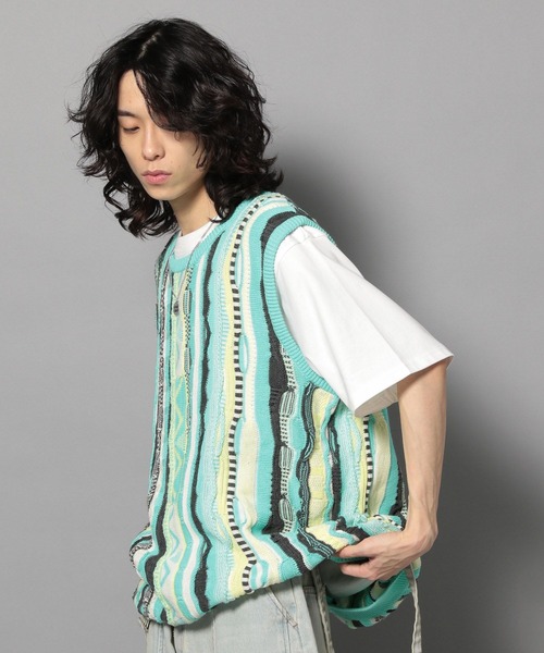 【セール】【UNISEX/2サイズ展開】マルチパターンベスト（ベスト）｜Anui（アニュイ）