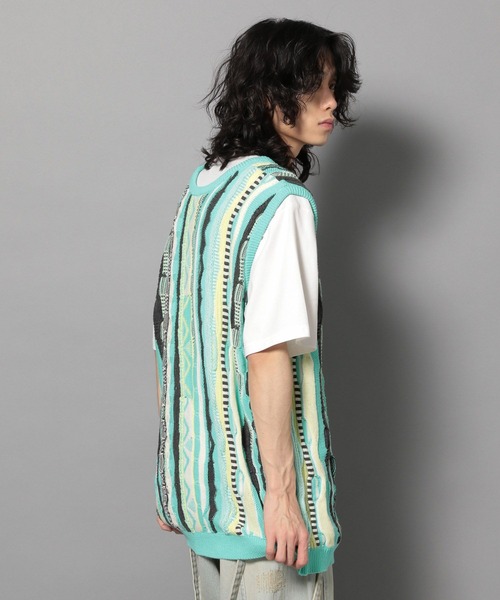 【セール】【UNISEX/2サイズ展開】マルチパターンベスト（ベスト）｜Anui（アニュイ）