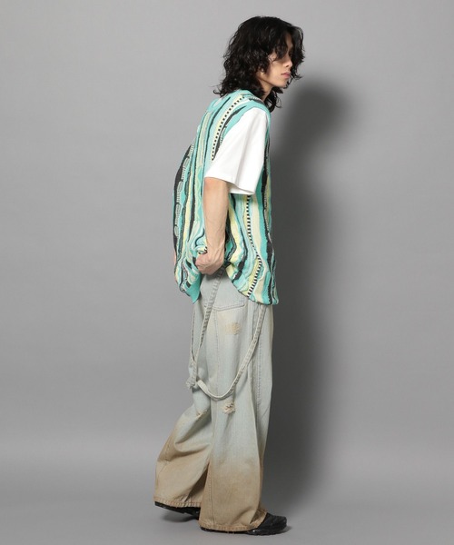 【セール】【UNISEX/2サイズ展開】マルチパターンベスト（ベスト）｜Anui（アニュイ）
