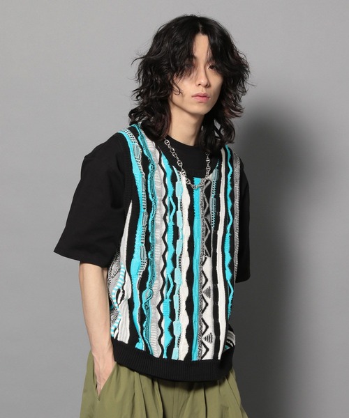 【セール】【UNISEX/2サイズ展開】マルチパターンベスト（ベスト）｜Anui（アニュイ）
